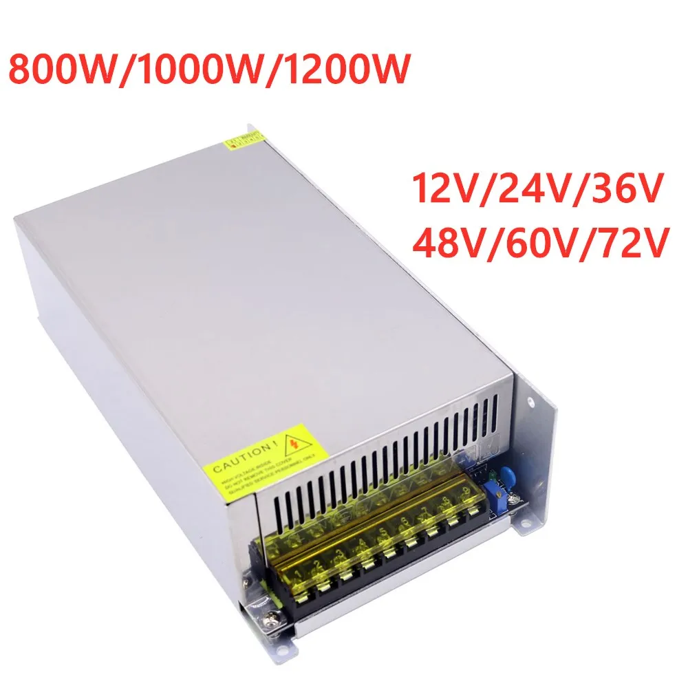 Smps Power Supply - Zasilacz impulsowy 1200W/1000W/800W, regulowany DC 12V