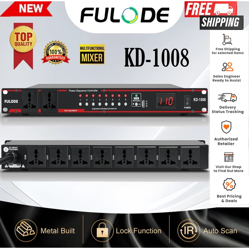 Power Supply - 10-kanałowy regulator sekwencyjny o dużej mocy