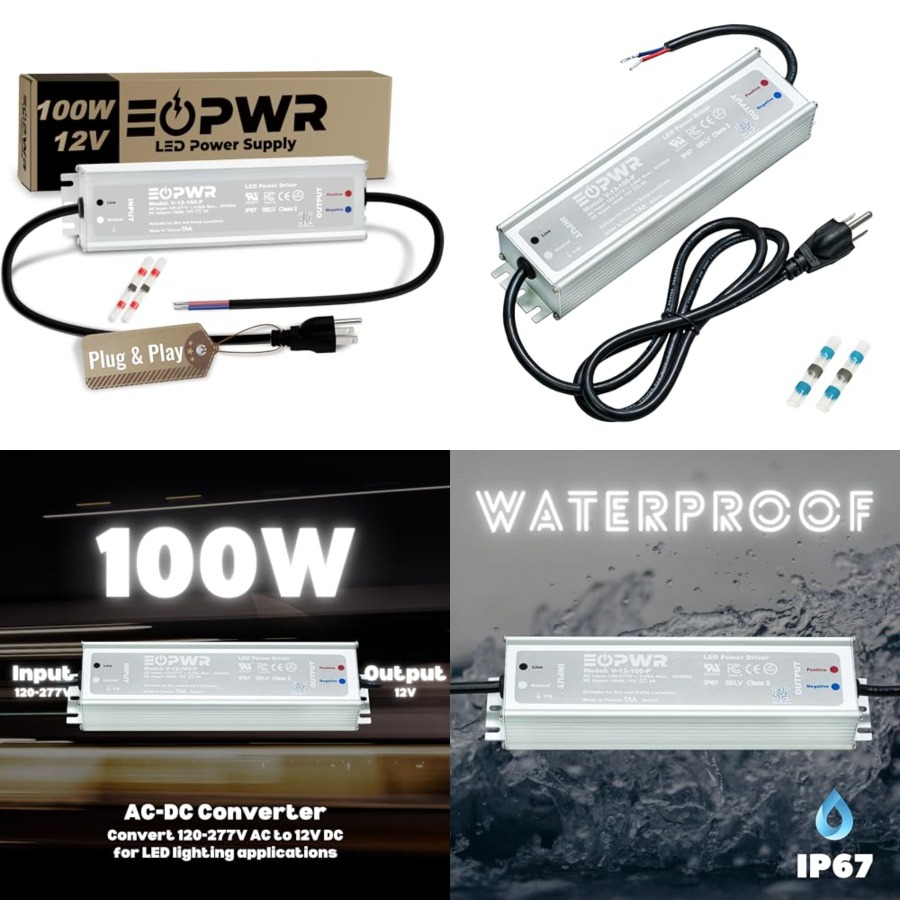 Power Supply - Wodoodporny zasilacz LED IP67 AC120-277V na
