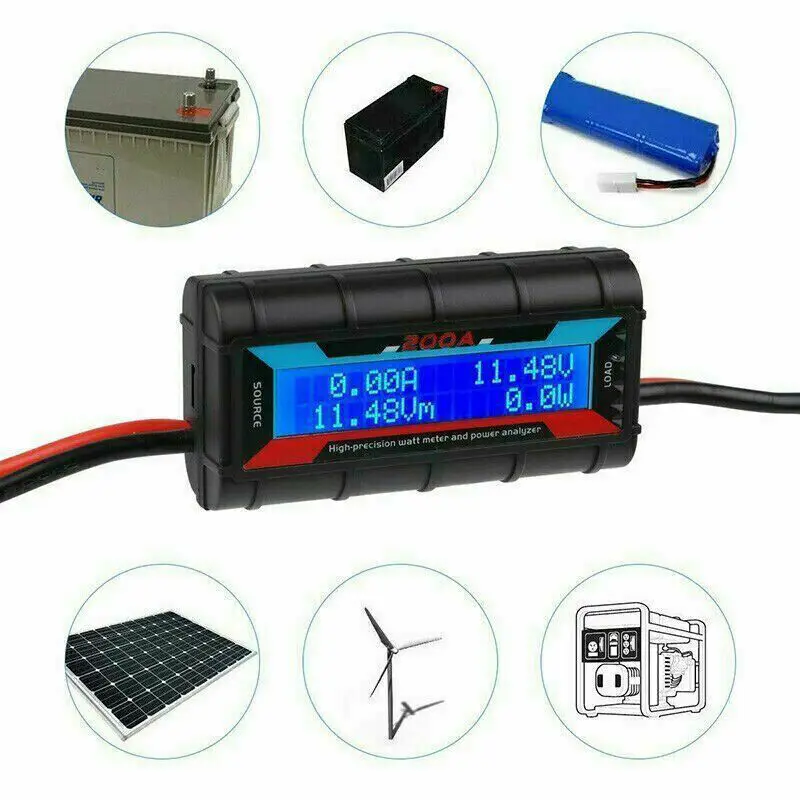 LCD 200A 60V Cyfrowy Bezprzewo – Power Supply Tester recenzja i cena