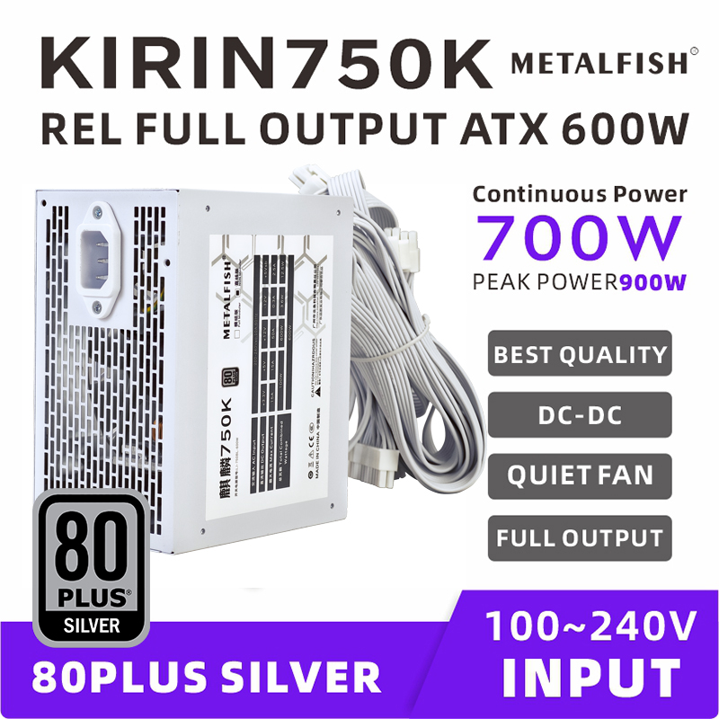 METALFISH KIRIN750K Biała Obud – Power Supply 750W recenzja i cena